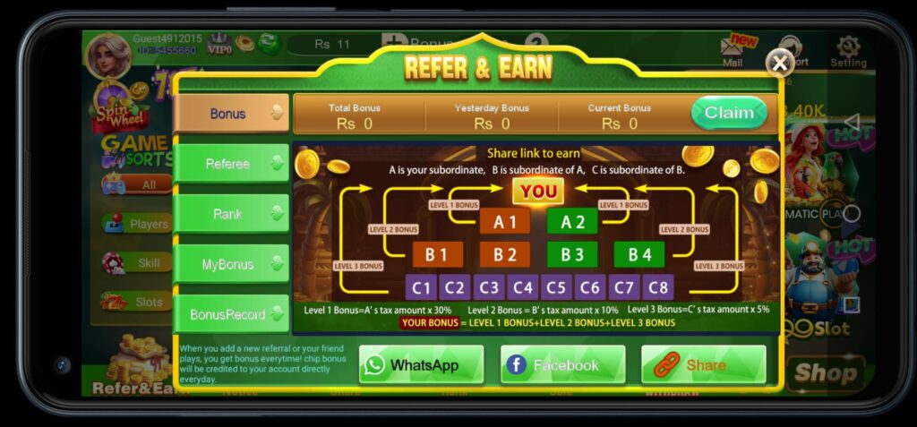 3patti-boss-agent-program-table